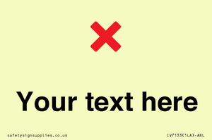 Custom plain background, red cross sign